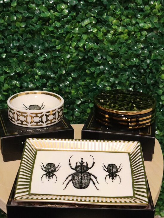 Johnathan adler Other - Johnathan Adler for India Hicks Beetle Collection, 3 Piece Set, Tray Catchall